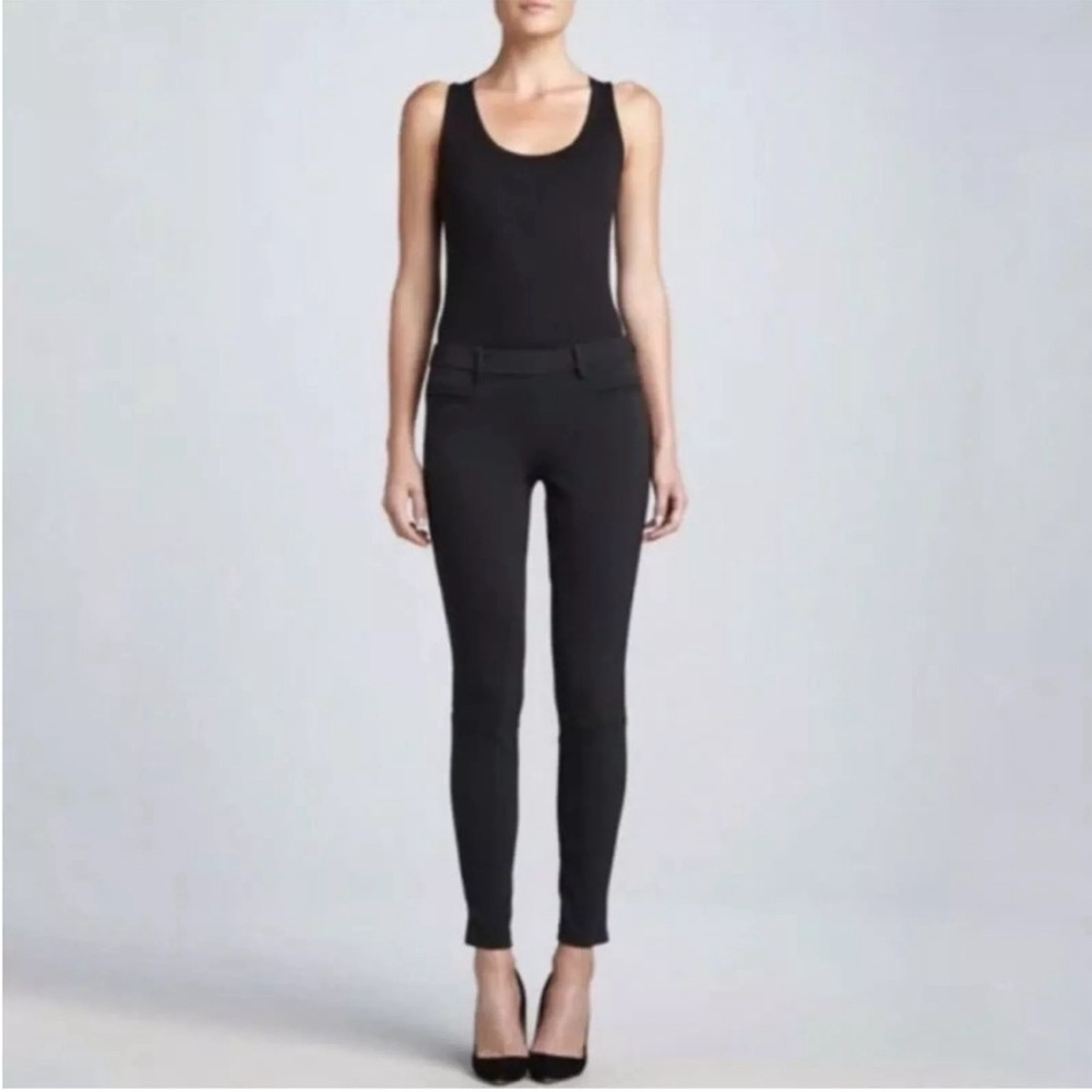 THEORY Mandatory Junius Stretch Skinny Trouser Pants Black 8